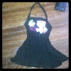 Hello kitty flared top