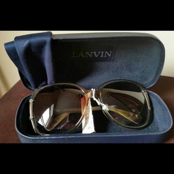 NEW LANVIN Sunglasses Fashion Black Square
