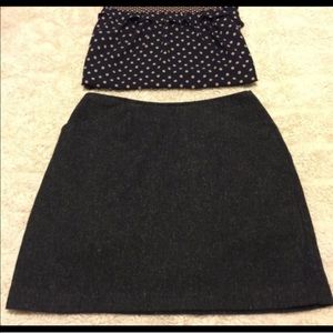 Gray Wool Skirt ✨ Old Navy