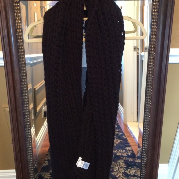 Helmut Lang wool/rabbit hair scarf