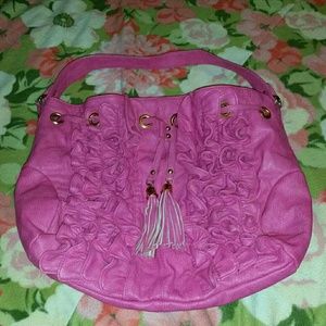Pink Ruffle Purse
