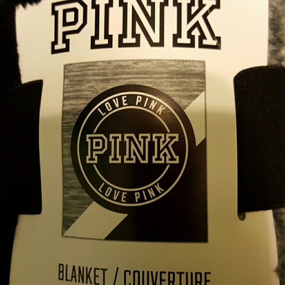 PINK Victoria's Secret Other - Vs pink gray blanket