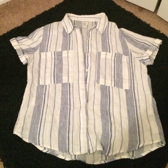 Button Down striped shirt