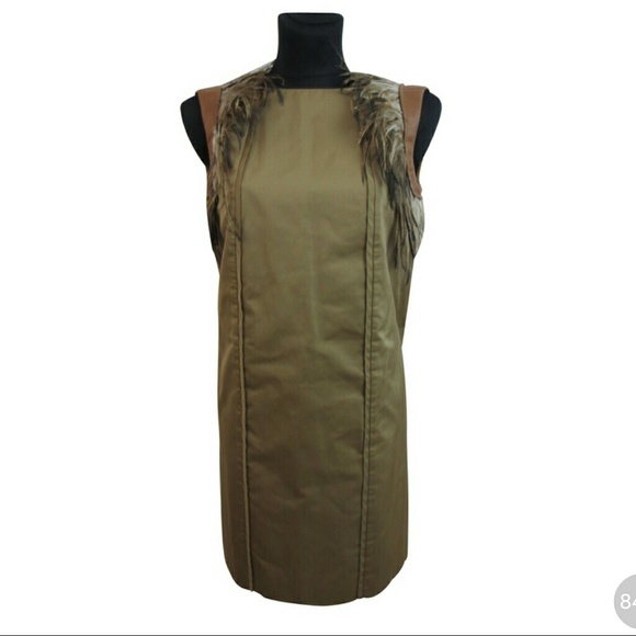 BOSS by Hugo Boss Feather sheath dress