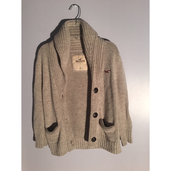 oatmeal knit cardigan