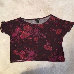 Floral crop top