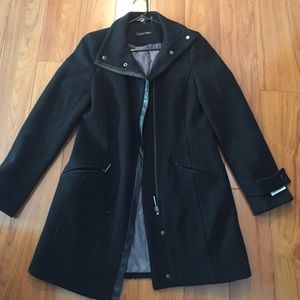 Pea coat back Calvin Klein