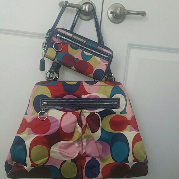 Coach Handbags - Coach wallet and bag bundle