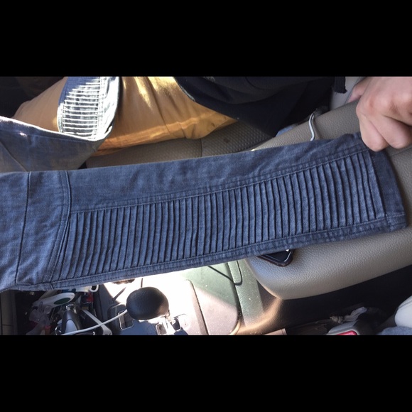 FOH Apparel Gray Biker jeans 30x32 - Picture 3 of 4