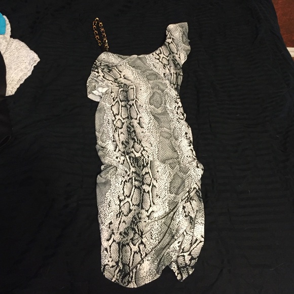 Snakeskin Party Dress - Picture 2 of 3