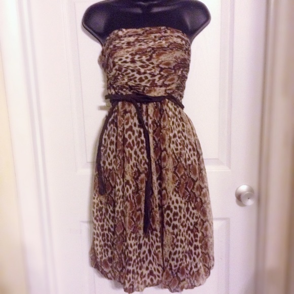 Leopard printed dress