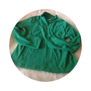 XXL (20) Green Fleece Pull Over Jacket