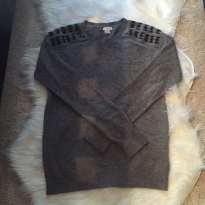 J. Crew Factory Beaded Sweater
