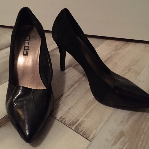 Sleek black heels