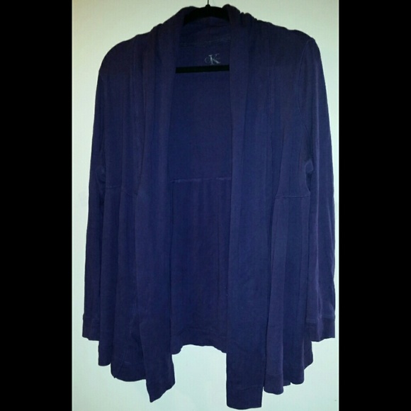 Purple Calvin Klein Cardigan