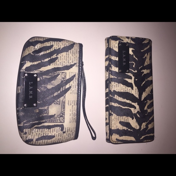 L.A.M.B wallet and small coin purse