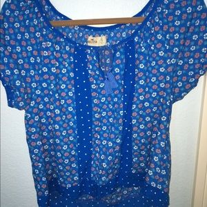 Floral Hollister Blouse