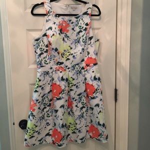 Gap Sleeveless floral dress