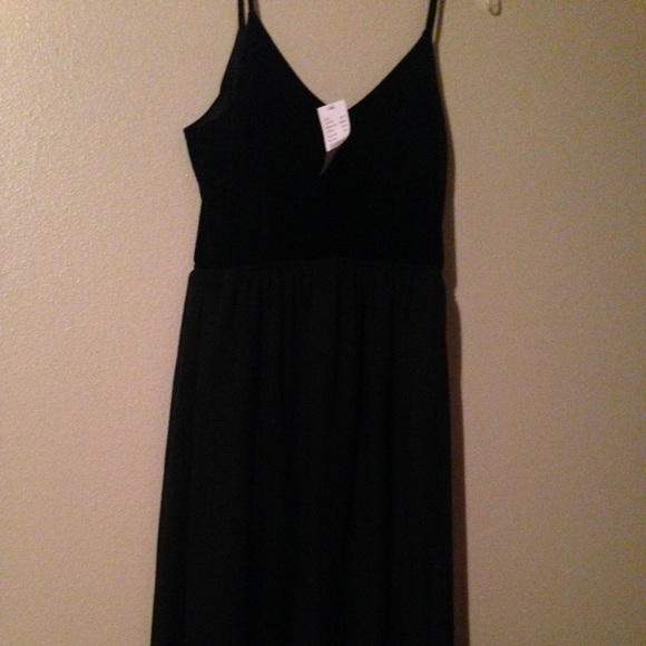 Long black dress