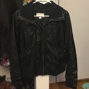 Leather jacket