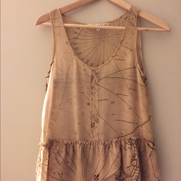 World map blouse