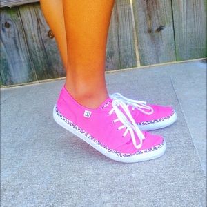 Pink & White DC Sneakers