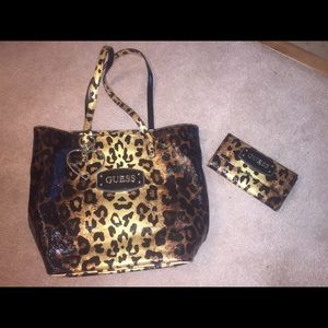 Guess purse and wallet