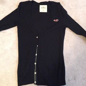 Quarter sleeve cardigan