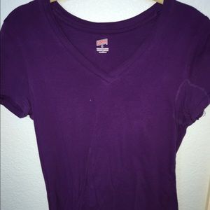 Purple V-Neck