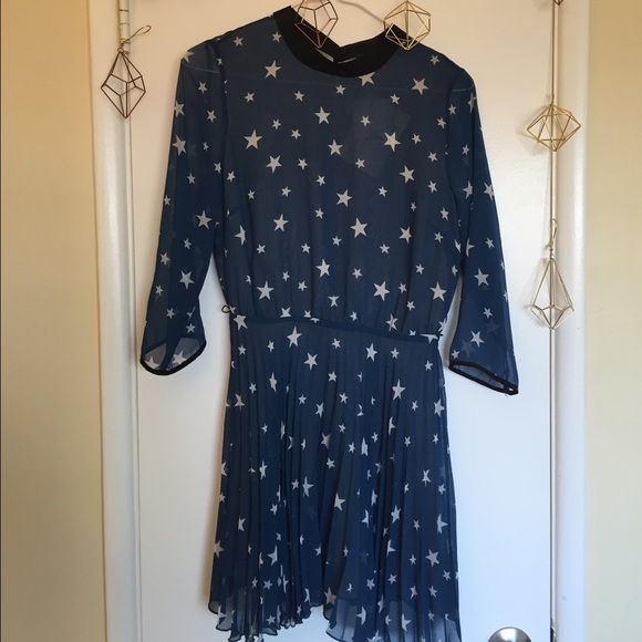 Rare Topshop star print dress - Picture 2 of 4