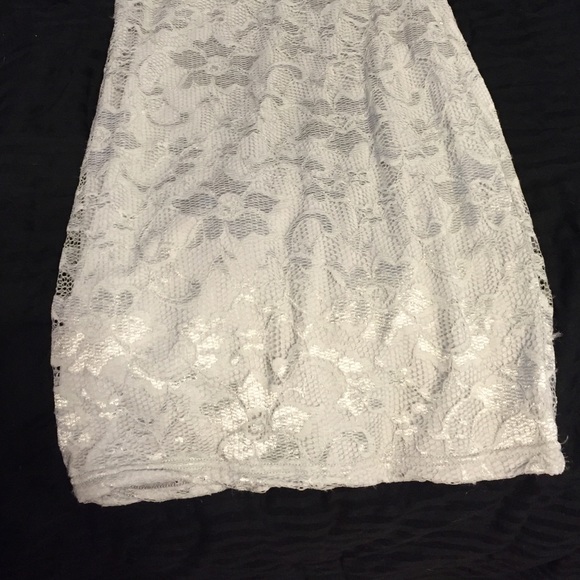 Silver Bodycon Dress - Picture 3 of 3