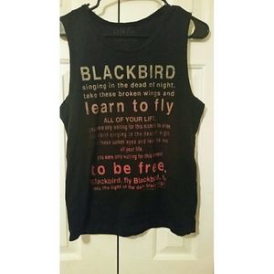 Beetles "Blackbird" Muscle Tee