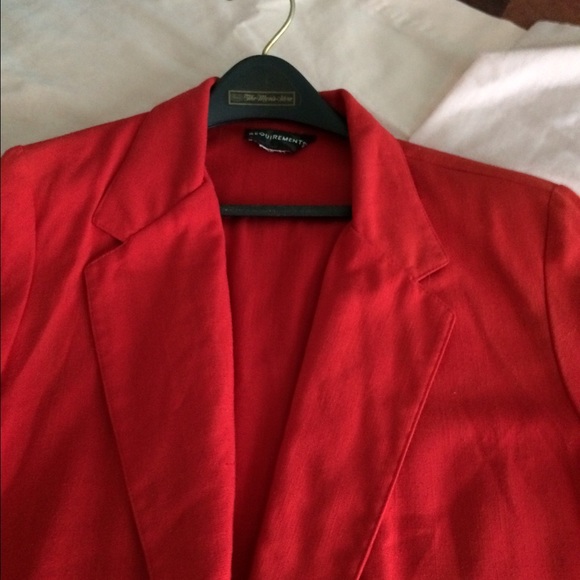 Red Linen jacket - Picture 2 of 3