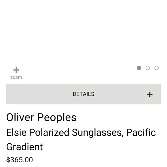 SOLD* Oliver Peoples "Elsie" sunglasses superb con - Picture 3 of 4