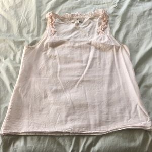 BR blush tank. Cotton/silk blend. Good condition!