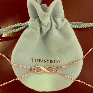 Authentic Tiffany & Co. Infinity pendant necklace