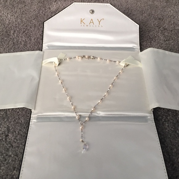 REAL Pearl and gemstone necklace from Kay