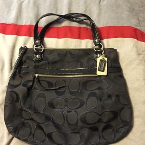 Black coach bag