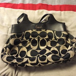 Black coach bag