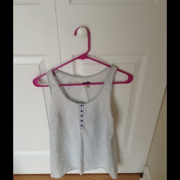 J Crew denim tank top