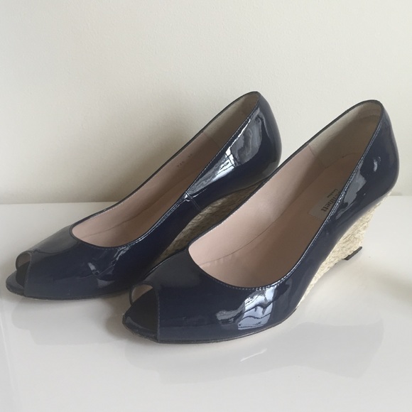 LK Bennett Zelita Peep Toe Wedge