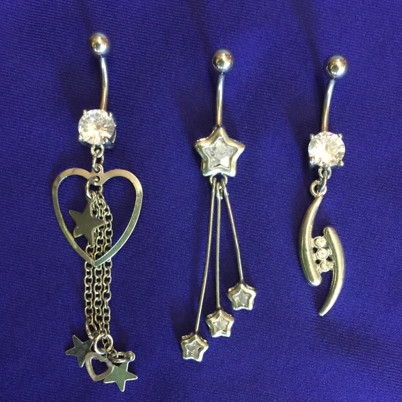 Three new belly rings.