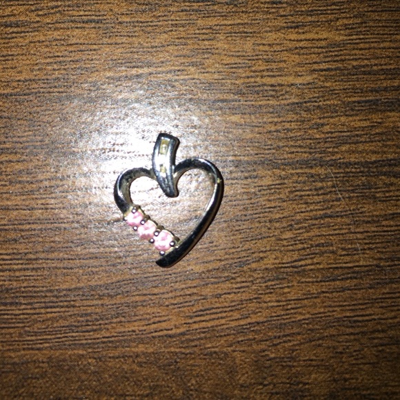 Kay Jewelers white gold heart charm