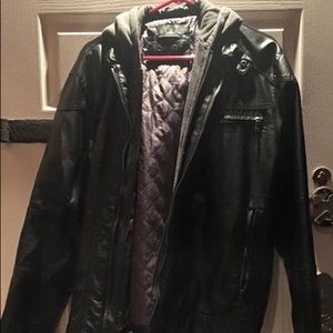 Calvin Klein men's leather jacket