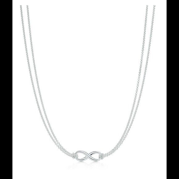 Tiffany & Co.: "Tiffany Infinity Necklace" 16"