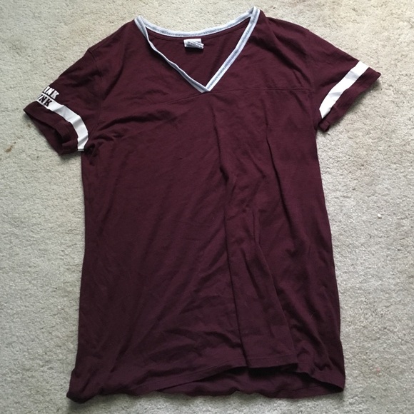 Burgundy PINK Tee