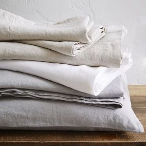 West Elm Belgian Linen Sheet Set-White