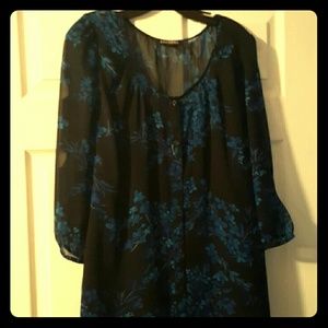 Brand new navy blue express dress