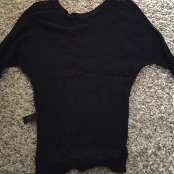 Knit sweater shirt