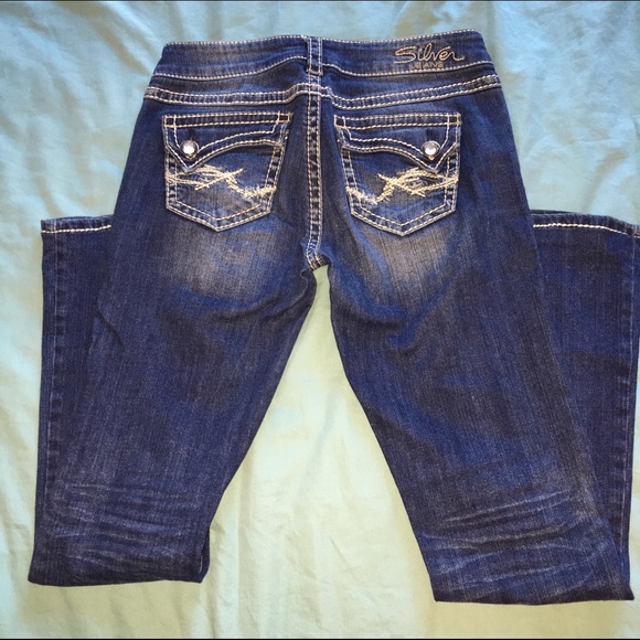 Silver Jeans Denim - Silver jeans, dark wash- size 26